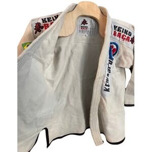 Keiko Raca BJJ Gi Top White Brazilian Jiu Jitsu Kimono Made in Brazil Cotton